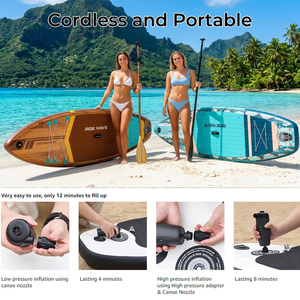 Bomba de Aire Eléctrica Recargable Portátil, Mini <span class=keywords><strong>Inflador</strong></span> de Aire Inalámbrico para Tablas de SUP, Flotadores de Piscina y Colchones Inflables - Product Image 6