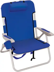Ovida 접이식 13 인치 높은 좌석 배낭 해변 또는 캠핑 의자