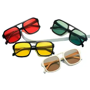 2023 New Fashion Sunglasses Men Uv400 Oversized Square Sun Sunglasses Women Shades Sunglasses Women