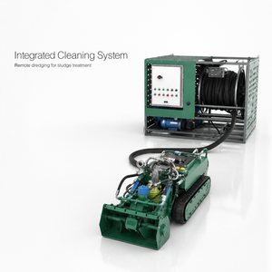 Robot de nettoyage d'égouts électrique sur chenilles en acier au carbone avec caméra et pompe à moteur pour l'<span class=keywords><strong>inspection</strong></span> et le nettoyage des canalisations souterraines - Product Image 4