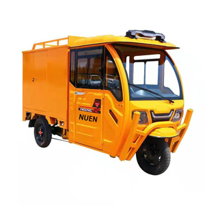 2025 Hot Sale Closed Body Electric Tricycle for Car Washing <strong>2</strong> <strong>Passengers</strong> Heavy-Duty 400kg Payload 80-100km Range - Product Image 3