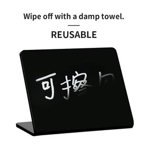 <span class=keywords><strong>Mini</strong></span> Pizarras en Forma de L, Pizarras de Mesa, Tableros de Exhibición, Pizarras Borrables para Exhibición de Alimentos - Product Image 3