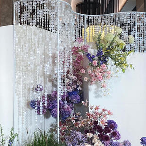 Set de Decoración para Bodas en el Bosque LANJO, Piezas Naturales de Madreperla y Mica para Fondo de Techo y Campanas de Viento para Entrada - Product Image 4