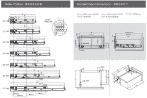 Factory Furniture Accessories Kitchen Rails Extension Soft Closing Telescopic Cabinet Undermount Drawer Channel Slide