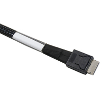 Mini câble sas SFF-8654 8I 74Pin à double SFF-8611 4i SAS câble serveur disque dur adaptateur de données câble de stockage de données station de travail