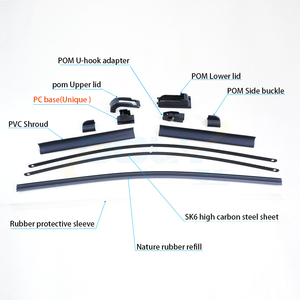 Essuie-glaces universels personnalisés pour Toyota Prius, sans cadre, multifonctionnels, lame réflexe - Product Image 4