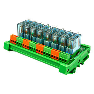 Localisateur de prix d'usine, module de <span class=keywords><strong>relais</strong></span> électromagnétique PLC 8 canaux <span class=keywords><strong>12V</strong></span>, installation de rail DIN, une ouverture et un fermée - Product Image 4