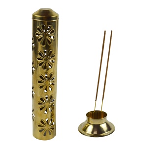 Bâton encensoir doré, brûleur de cendres - Product Image 1