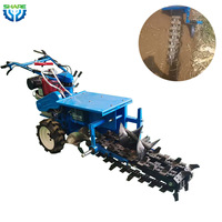 Gebruik Kleine Geul Noodlanding Op Het Water Graven Trenching Sloot Making Machine