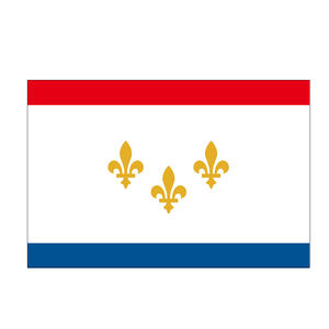 Maßgefertigte Werbe-Patriotische Outdoor-Flagge 3x5FT Doppelseitig Digital Bedruckt Hochwertige Louisiana New Orleans Flagge - Product Image 3