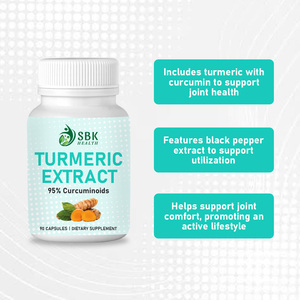 Oem Odm Turmeric Extract Capsules with Turmeric Extract Includes Turmeric with Immune System Support Capsules - Product Image 3