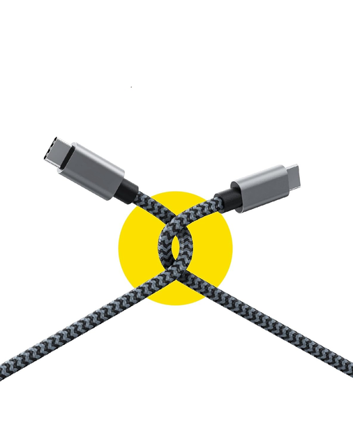 Factory Wholesale 1m Type c to Type c Fast Charging Cable Colorful Data Transfer Cable for Smartphone for Computer