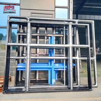 Ventana Abatible de Vidrio Templado para Apartamento, Dormitorio, Sala de Estar, Cocina, Villa, Baño, Sótano, Escuela
