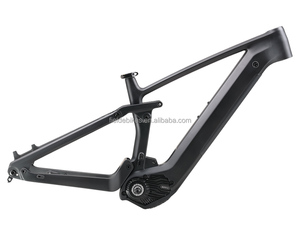 Telaio per bicicletta elettrica a metà azionamento leggero Bafang M510 M560 Motor <span class=keywords><strong>Karbon</strong></span> 29er * 2.6 "a sospensione totale telaio MTB elettrico in carbonio - Product Image 2