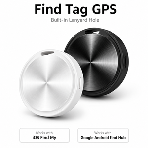 Mini traceur <span class=keywords><strong>GPS</strong></span> intelligent certifié MFi, compatible avec l'application Localiser, pour le suivi des personnes âgées et des chiens, Android 5G - Product Image 1