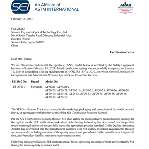 Fuyuanda chống sương mù làm việc kính an toàn kính tùy chỉnh logo UV400 bảo vệ chống Laser PC Nylon thoải mái bảo vệ mắt - Product Image 3