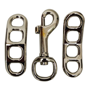 Ba Hướng Qua Ngựa Bridle Phần Cứng Cao Cấp Solid Brass Halter Buckle - Product Image 4