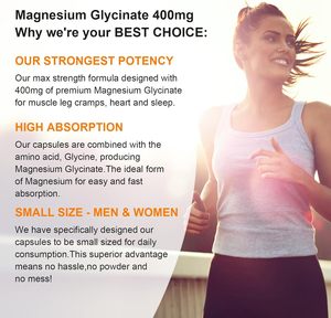 Cápsulas de Gel Suave de Vitamina B6 D3 400mg 3 en 1 con Glicinato de Magnesio de Marca Privada - Product Image 5