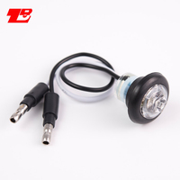 3/4 "rond rouge ambre blanc LED avant arrière côté marqueur indicateurs lumière étanche balle dégagement marqueur lumière pour camion Traile