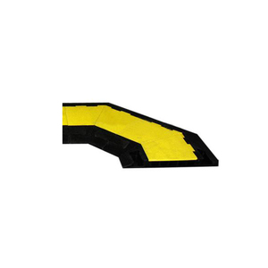 Yellow Jacket 2 Channel <strong>Electrical</strong> Wire <strong>Cable</strong> <strong>Protector</strong>/Rubber Kerb Ramps/<strong>Floor</strong> <strong>Cable</strong> Cover - Product Image 1
