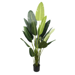 Factory <strong>Best</strong> PU Stem 8FT High Simulation Potted Bonsai Greenery Faux <strong>Banana</strong> <strong>Tree</strong> <strong>Artificial</strong> Traveller's Palm <strong>Tree</strong> for Art Decor - Product Image 1