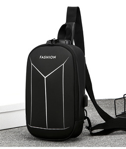 Sac à bandoulière décontracté pour homme, sac de poitrine avec sangle d'épaule, sacs bandoulière en gros - Product Image 2