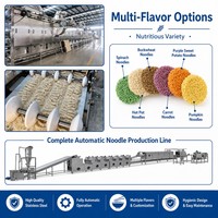 Ligne de production entièrement automatique de nouilles instantanées coréennes, machine de fabrication de nouilles instantanées chinoises pour usine de transformation alimentaire
