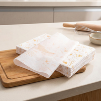 Emballage pour hamburgers avec impression de logo personnalisé, papier sulfurisé résistant à la graisse, emballage pour sandwichs