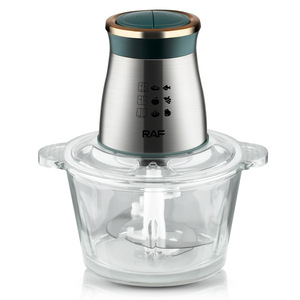 Appareil de cuisine, mixeurs électriques pour la maison, bol en verre, robot culinaire, quatre lames tranchantes, hachoirs à aliments - Product Image 1