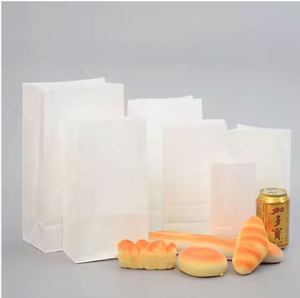 Nouveau sac en papier kraft de qualité alimentaire, résistant à la graisse et à l'humidité, brun uni, sans poignée, non couché, du fabricant chinois, vente chaude - Product Image 2