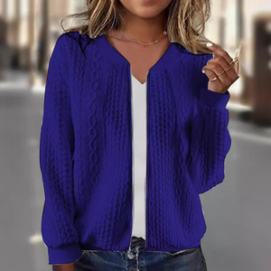 Nueva Camiseta de Béisbol para Mujer, Cómoda, Holgada, con Cuello Alto y Cierre, Ropa de Moda Femenina - Product Image 5