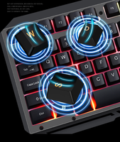 Clavier filaire VR30 en ABS lumineux en métal cool, éclairage LED, sensation mécanique optique, clavier de jeu pour ordinateur portable PC