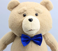 Ours en peluche TED de 48 cm, peluche de film, 2 peluches en forme d'apron, animaux en peluche doux, jouets en peluche, poupées animales pour enfants
