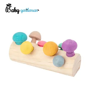 High Quality Indoor Sports Game Colorful Wooden Bowling Set Toys For Kids Z01448A