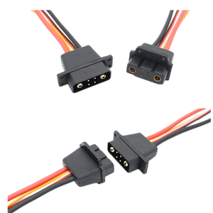 2+4P 30A High Current Gold Plated Male Female Connector 2Power Pin+4Core 5A Signal Terminal Plant Protection <b>Drone</b> RC Aircraft - Product Image 2