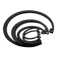 Quality 1/4" 5/16" 5/8" Black ASTM Heavy Type Circlip Internal Lock Washer for Bore Retaining Ring DIN 472 H