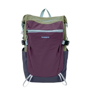 Sac à dos de randonnée unisexe Tusente 18 léger, couleur unie, pour l'extérieur, décontracté, avec bretelles réglables et fermeture éclair intérieure - Product Image 5