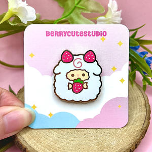 เข็มกลัดเคลือบทองแบบนิ่มและแข็ง ออกแบบเอง พร้อมการ์ดรอง - Product Image 2