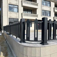 Panneaux de clôture en alliage d'aluminium traité thermiquement, écologiques, durables et revêtus par poudrage pour les parcs paysagers