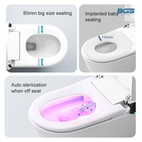 Toilette intelligente la plus populaire avec séchage à air chaud et désodorisation