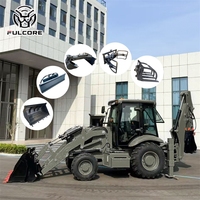 Chargeuse-pelleteuse certifiée CE FULCORE avec convertisseur de couple hydraulique, opération multifonctionnelle, pour la construction de pipelines