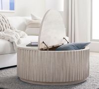 Table basse ronde de rangement multifonctionnelle, table ronde en bois, ensemble de tables basses modernes, luxe moderne