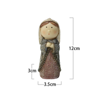 Figure mignon poupée religieuse Figurine résine artisanat personnalisé en gros cadeau Souvenir
