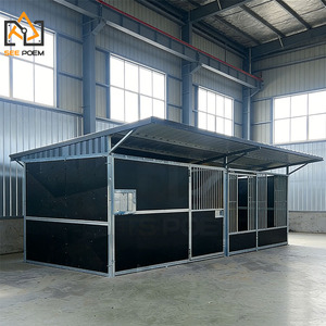 2026 News Cheap DIY Modular Paddock Outdoor <strong>Horse</strong> <strong>Stables</strong> with Roof,<strong>Horse</strong> Shelter for Equestrian Club and <strong>Horse</strong> Boarding - Product Image 5