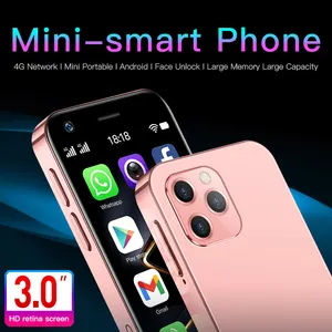 صغيرة حجم 3GB 32GB 3 بوصة 4G Lte هاتف أندرويد ذكي Volte اللمس شاشة الهواتف المحمولة منخفضة موك الصغيرة البسيطة 4G الهاتف الذكي