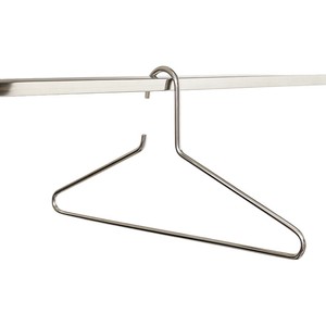 Stainless Steel Clothes <b>Hanger</b> 7mm Solid Rectangle Hook Type For Clothes Rack - Product Image 1
