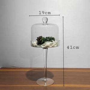 Aristo Handmade Glass <strong>Cake</strong> Bell Jar High Quality Food Grade <strong>Cake</strong> Display Stand Dome <strong>Cover</strong> for Kitchen Birthday Wedding Decor - Product Image 4