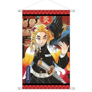 Póster <span class=keywords><strong>de</strong></span> plástico para colgar en la pared <span class=keywords><strong>de</strong></span> Demon Slayer, con Tanjiro, Nezuko, Zenitsu, Miri y Love Scroll, decoración anime 2D pintada a mano. - Product Image 6