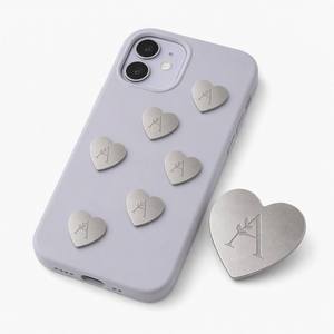 Pegatina Metálica Personalizada para Teléfono, Decoración DIY para Carcasas, Amuleto Móvil Personalizado, Venta al por Mayor, Regalo a Granel, Pin Magnético para Teléfono - Product Image 1