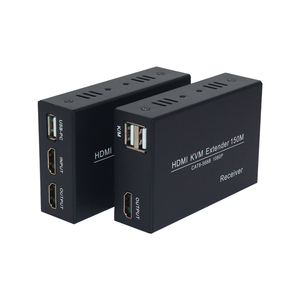 Bộ mở rộng <span class=keywords><strong>HDMI</strong></span>-KVM 150m H264 <span class=keywords><strong>IP</strong></span> với khả năng mở rộng hồng ngoại, bộ chia và chuyển đổi video đa đầu ra có thể hợp nhất - Product Image 1